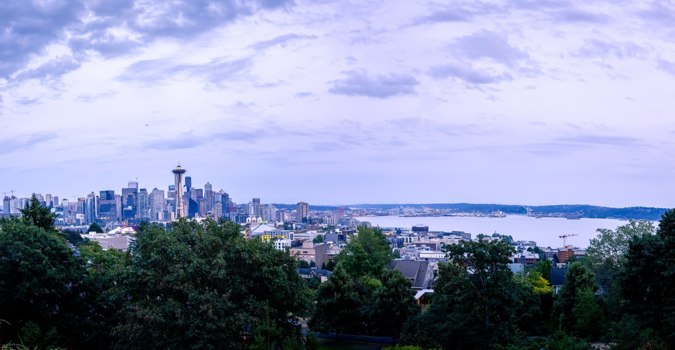Seattle skyline across the water